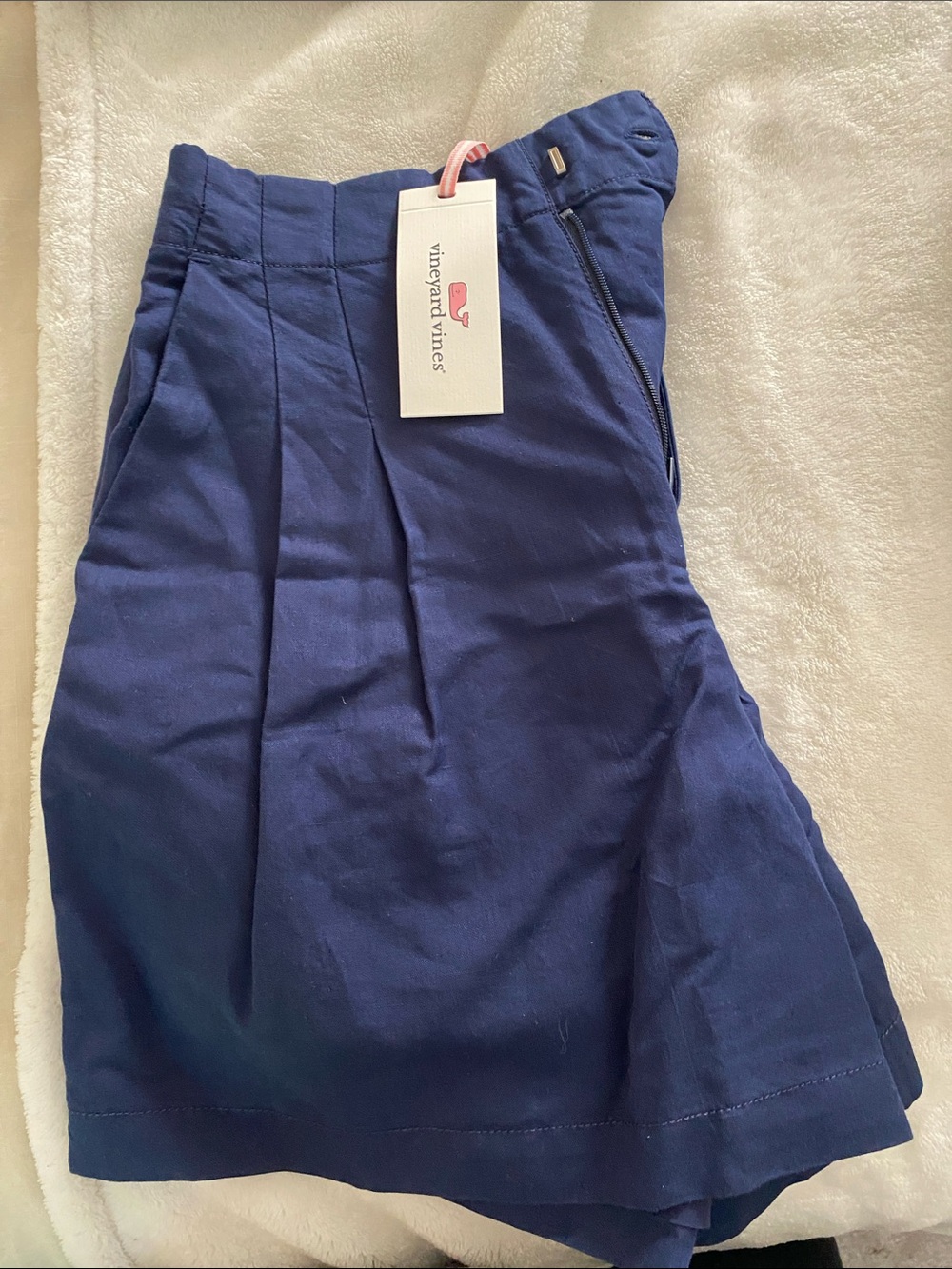 Vineyard Vines Navy Pleated Skort